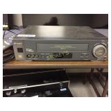 Sharp VCR + w/ remote (VHS HQ)