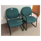 Guest chairs green