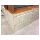 Lateral file cabinet - 2 drawer, 36"w w/ finish to