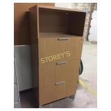 File cabinet w/ open shelf