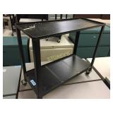 Metal cart on casters - w1