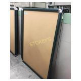 Snap frames, wall mount, large, 2 lot - w2