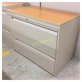 Lateral file cabinet, 2-drawer w/ top