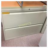 Lateral file cabinet - 2-drawer, 36"w - O1