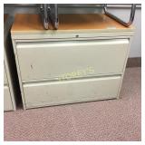 Lateral file cabinet - 2-drawer, 36"w - O1