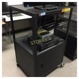 A/V stand w/ lower storage (lockable) - O2