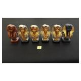 Six Pharaoh Egyptian Figurines