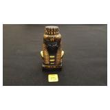 Black and Gold Bust Egyptian Figurine