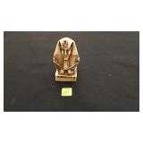 Ancient Egyptian Pharaoh Resin Marble Look Bust