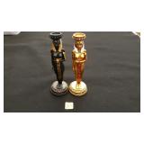 Pair of Nut Egyptian Goddess of Sky Figures