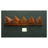 Five Small Egyptian Pyramids