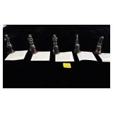 Five Beatrix Potter Silver Plated Bells