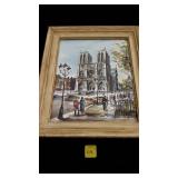Notre Dame de Paris Print, Frame