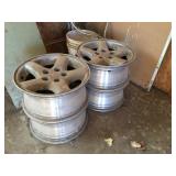(4) Aluminum 5 Lug Rims