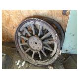 2 Antique Wheels