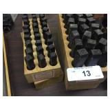 2 Sets of Die Metal Stamps Large 1/2 & 3/8 Letters