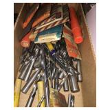 Assorted Drill Bits, 1 partial box