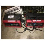 (2) Battery chargers