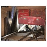 Starrett Radius Gages and Steel flats, Calipers +