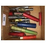 Square end milling bits