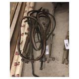 3 burning heads and mixers for gas cutting