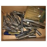 Square end milling bits