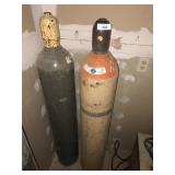 Argon tank and compressed gas tank