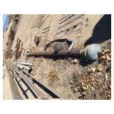 Vintage old Street light Pole Parts With Globe