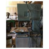 Large bandsaw with built in blade welder, kbc
