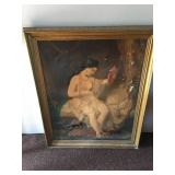 Painting.   Needs repair