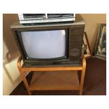 Vintage Tube TV With Stand