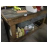 Work Bench w/ 3 metal drawers