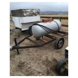 Portable Tank on Trailer- NO TITLE AS IS