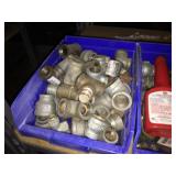 c0ntents of whole shelf, gas fittings