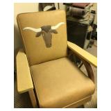 Leather Painted Chair