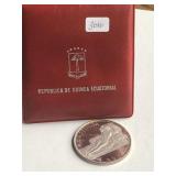 .999  1970 Republica De Guinea Ecuatorial 100 Coin