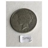 1923 S  Silver Peace $1 Dollar Coin 3040