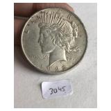 1922 P  Silver Peace $1 Dollar Coin 3045