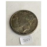 1923 S  Silver Peace $1 Dollar Coin 3051