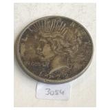 1922 D   Silver Peace $1 Dollar Coin 3054