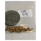 1.4  Grams California River Gold 3086