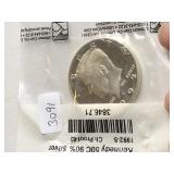 Silver Proof-63 1992 S Kennedy 1/2 Dollar 3091