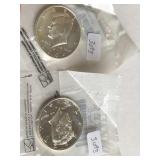 2 Silver Proof-63 2001S& 2006 S Kennedy 1/2 Dollar