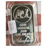 .999 1 oz Silver Bar, Silvertowne Motif 3121