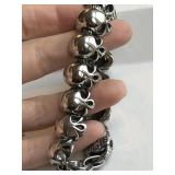 Skull Bracelet, Stainless Steel
