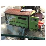 Schuco Green metal Garage w/ Truck