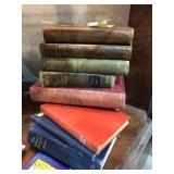 8 Vintage Hard Back Books