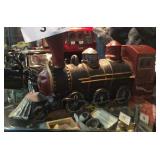 Cast Iron Train Bank 8" long