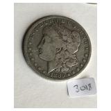 1880 P   Morgan Silver $1 Dollar Coin 3018