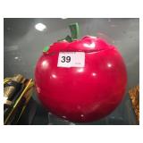 McCoy USA Tomato Cookie Jar 7 3/4" Tall